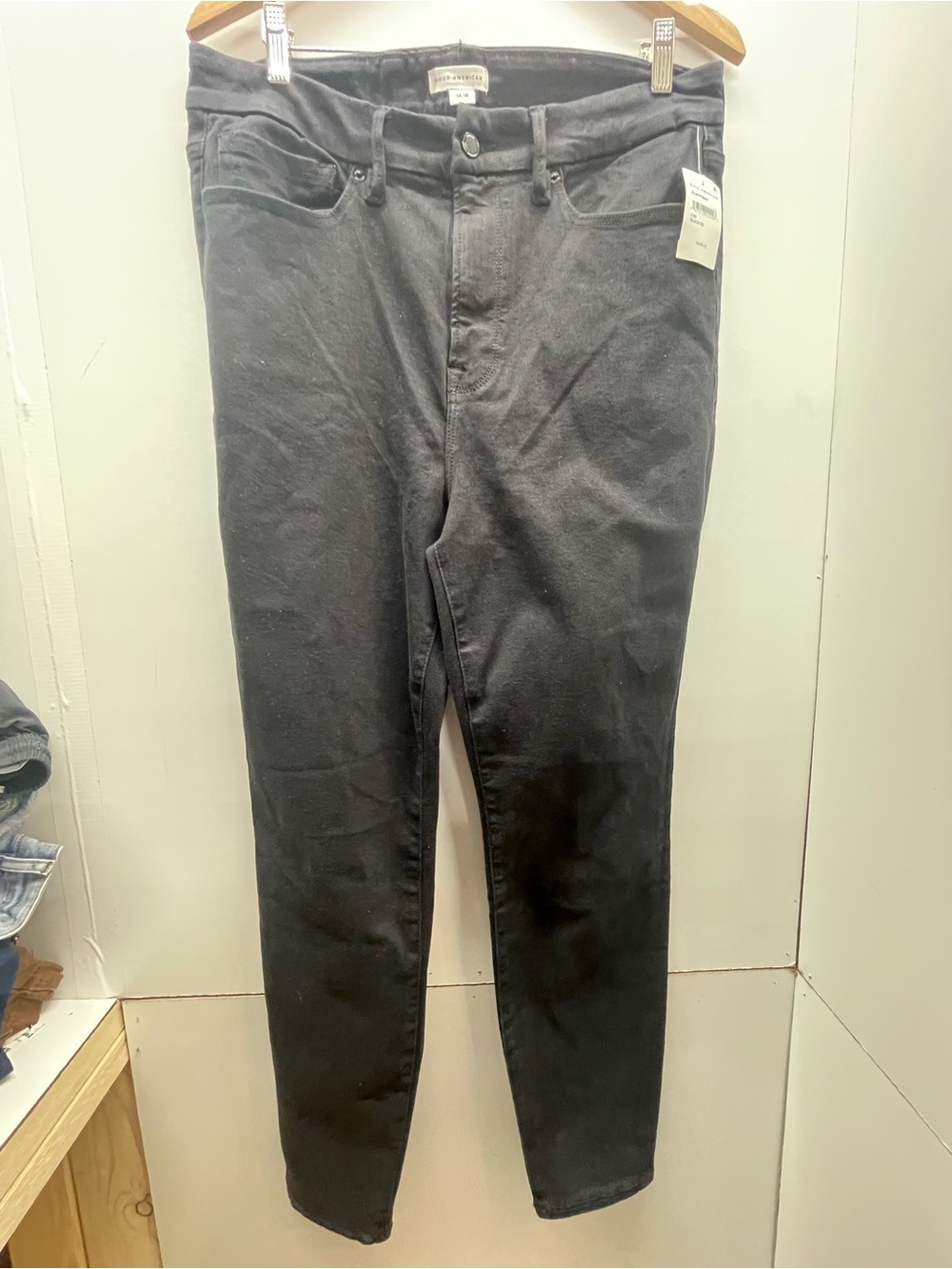 Good American Good Legs Skinny Sculpting Jeans Black Plus Size 14-18 NWT